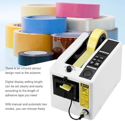 Distributeur de ruban adhésif électrique, coupe-ruban automatique, pour emballage cadeau, double mode, longueur réglable de 20 à 999 mm