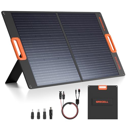 ソーラーパネル100W GRECELL 折りたたみソーラーチャージャー(20V 5A)...