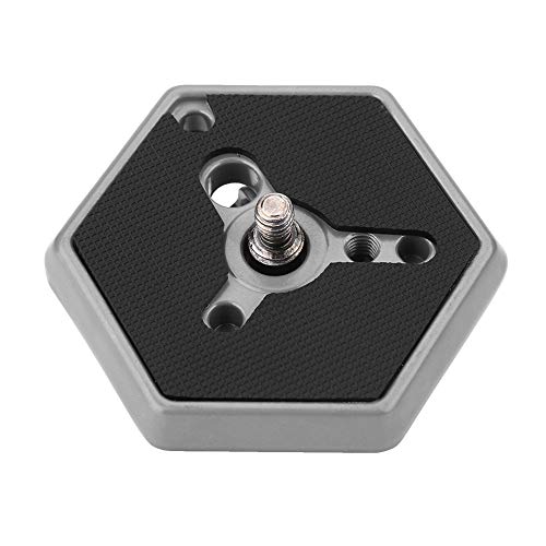 Quick Release Plate, Universal Hexagonal Quick Release Plates Replacemen 3049 1/4" Screw For