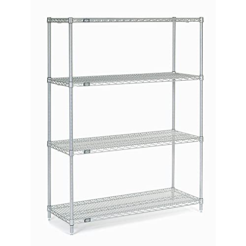 Nexel 18486C Chrome Wire Shelving, 48