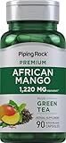 Piping Rock African Mango Seed Extract 1220 mg | 90 Capsules | with Green Tea | Extra Strength Supplement | Non-GMO, Gluten Free