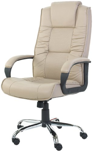 Preisvergleich Produktbild easychair Warschau XXL Chefsessel beige