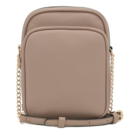 Image of FashionPuzzle Multi Pocket PU Leather Casual Medium Crossbody Bag with Adjustable Strap