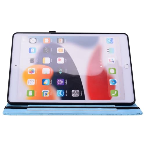 Étui pour Samsung Galaxy Tab S6 Lite 2024 bleu clair en cuir à rabat