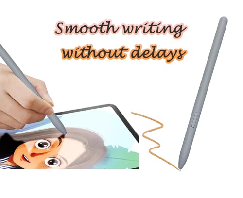 Image of Galaxy Tab S10 FE / S10 FE+ S Pen for Samsung Galaxy Tab S10 FE / S10 FE+ Stylus Pen Replacement + Free Tips Galaxy Tab S10 Fe Pen for Samsung Galaxy Tab S10 FE Stylus S Pen (Blue)