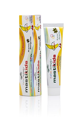 Greek Toothpaste for Children with Natural Chios Mastic & Banana Flavor