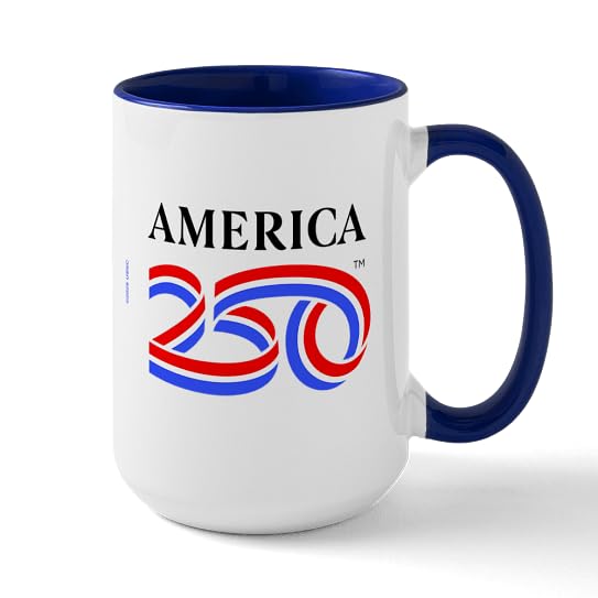 Taza de cerámica blanca 15 oz con logo vertical miniatura 3
