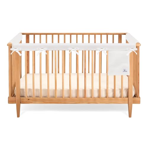 CHIPCHIP Baby Crib Rail Covers (3-Pack) with Storage