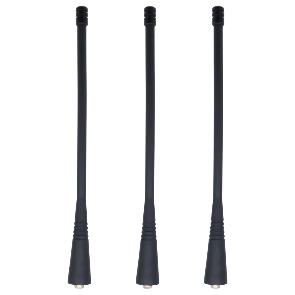 3pcs 6.37inch UHF 400-470MHz Walkie Talkie Antenna for Motorola EP450 HT1250 HT750 CP040 CP185 CP200 PR400 SP10 SP21