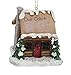 Battery-Operated Log Cabin LED Lighted Ornament