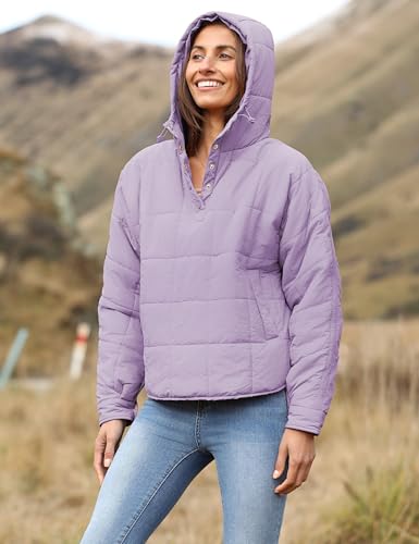 AMEBELLE Women's Oversized Hooded Puffer Jacket Quilted Jackets for Women Lightweight Winter Warm Padded Hoodies Coat - Image 3