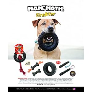 Mammoth-Pet-Products-43735018-Tirebiter-II-with-Rope-Dog-Toy-XL - Cucciolini Doodles Mammoth-Pet-Products-43735018-Tirebiter-II-with-Rope-Dog-Toy-XL