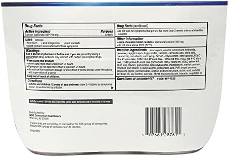 Amazon.com: TUMS Chewy Bites Extra Strength Antacid Tablets ...