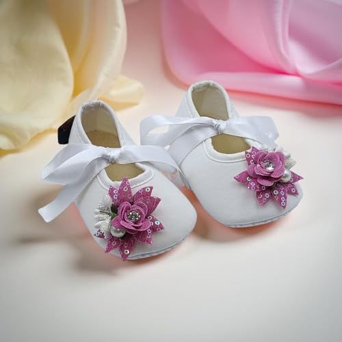 Image of Rsmart, Baby Boys & Girls Floral Design Shoes with Soft Sole
