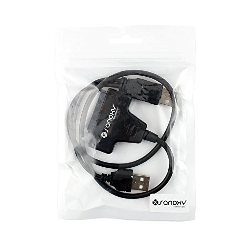 Adaptador SATA 2.5" a USB 2.0 SANOXY Pack 2 miniatura 2