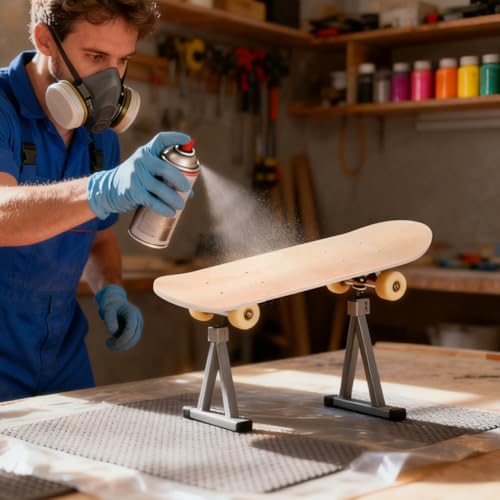 Planche de skateboard en bois brut résistante pour ados VANZACK - 4