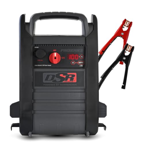 Schumacher Electric DSR ProSeries Car Battery Jump Starter - 2200 Peak Amp 12V Car Starter, Jump Box...