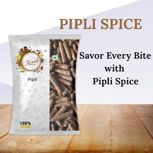 Image of Chounk Premium Pipli Long Pepper Whole - 300 Grams (100g x 3) | Long Pepper Pippali, (Pipli,Pipal Badi, Pippali), Black Pepper, Whole Spices