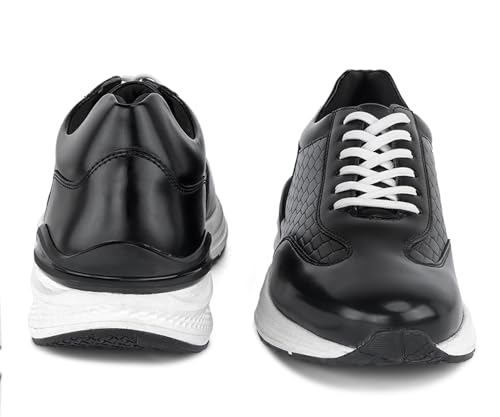 Image of LOUIS STITCH Men's Sneakers Shoes Casual Sneaker for Men Patina Finish Cushion Sole Breathable Inner (SNK-CCPL)