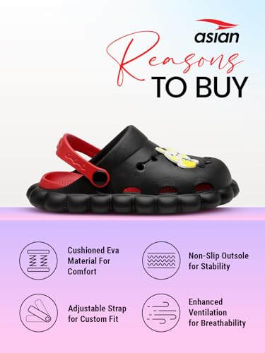 Image of ASIAN Kid's Casual Walking Daily Used Clogs & Slipper with Lightweight Design Clogs & Slippers for Boy's & Girl's