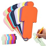 150 Stück Moderationskarten Set, 20 x 8 cm Moderationskoffer Mensch, Farben Präsentationskarten...