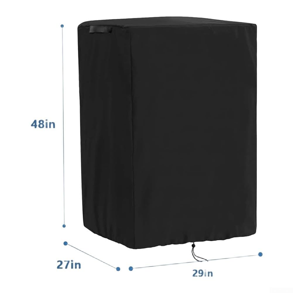 Vibrationsplattenabdeckung Oxford Wasserdicht 74x69cm(Black 600D PVC)