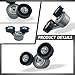 Autoxbtc 39120 Drive Belt Tensioner Pulley Assembly Fit for 2002-2010 Dodge Ram 1500/2000-2010 Dakota/00-09 Durango/for 2004-2010 Jeep Grand Cherokee/2002-2012 Liberty 4.7L 3.7L Replace:53030958AC
