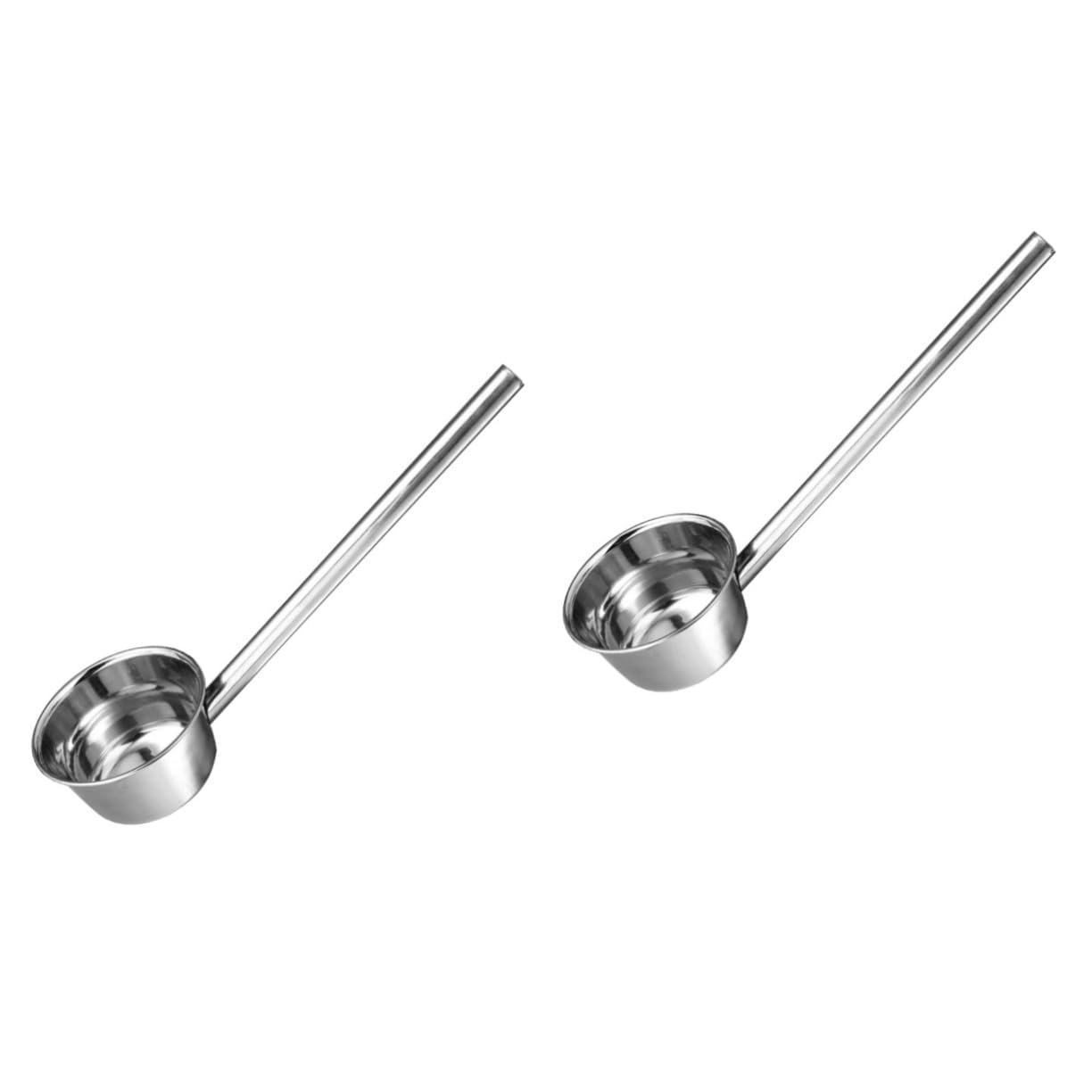 Ciieeo Lot De 2 Louches À Eau En Acier Inoxydable Ustensile De Cuisine Pour Servir La Soupe Arroser Le Jardin Léger Et Robuste
