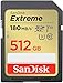 【 サンディスク 正規品 】 SDカード 512GB SDXC Class10 UHS-I U3 V30 SanDisk Extreme SDSDXVV-512G-GHJIN 簡易デザインパッケージ メーカー無期限保証