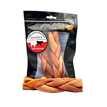 Petisco Natural Para Cães Trança c/ 2un Mordedor Peppy Dog