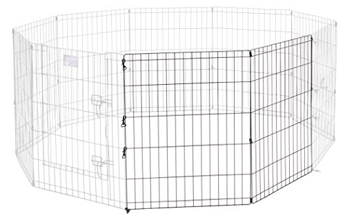 Midwest Homes for Pets 550-30ADD Universal Pet Playpen 2-Panel Extension Kit | Fits Metal 30-Inch Dog Pens, Black by MidWest Homes for Pets - Used condition - CA$22.26