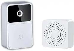 Campainha Inteligente Wi-Fi Com Câmera HD Visão Noturna Áudio Bidirecional Instalação Fácil USB Segurança Residencial E Comercial