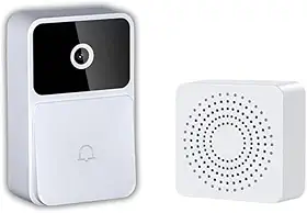 Campainha Inteligente Wi-Fi Com Câmera HD Visão Noturna Áudio Bidirecional Instalação Fácil USB Segurança Residencial E Comercial