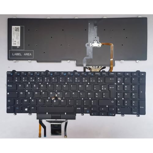 Clavier Latitude M7510 Haute Durabilité Touches Finition Noir