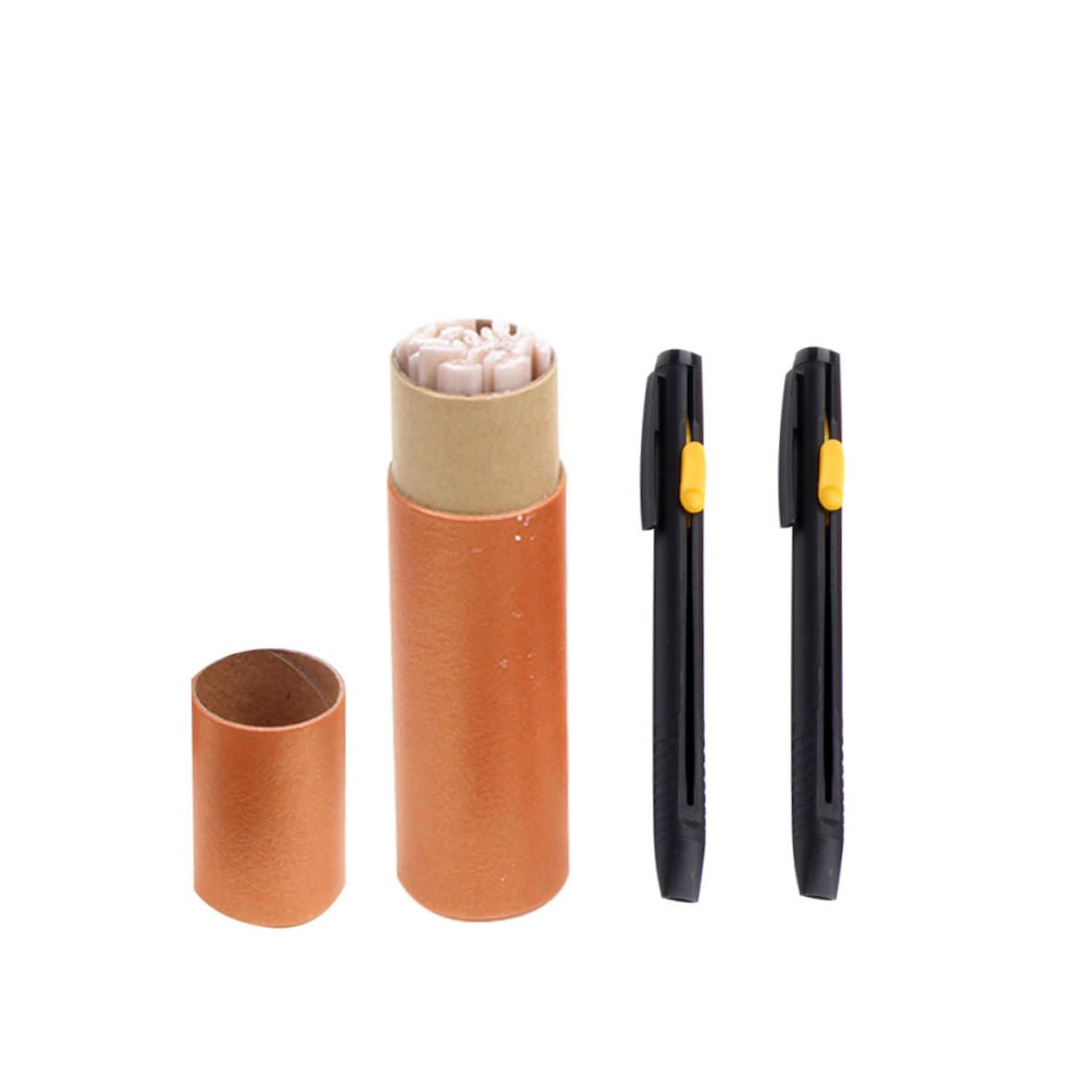 Operitacx 3 Series Tiza De Sastrería Y Borrable Con Calor Para Coser Accesorios De Costura Con Fundas Para Lápices Para Costureros Profesionales Y Bricolaje Telas 20 Piezas*3
