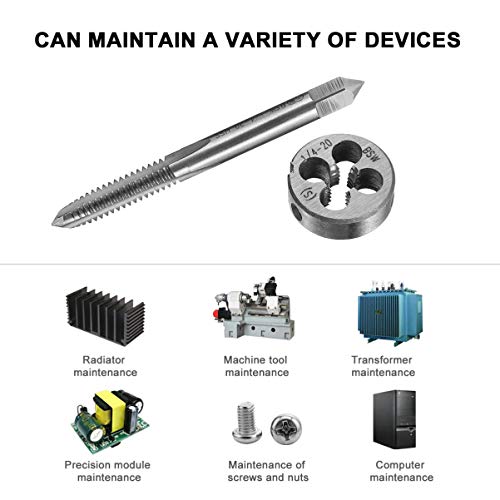 ULTECHNOVO 1 Conjunto de Matriz de Torneira à Direita para Rosqueamento E Re-Rosqueamento