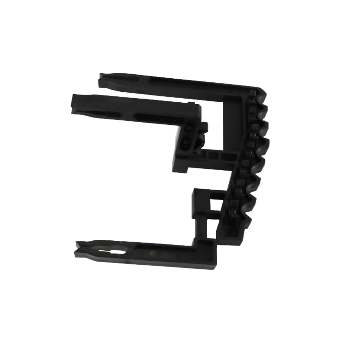 Organisateurs de clubs de golf Supports de tiges Golf 9 Iron Club Holders Divider ABS Shafts Holder Stacker s'adapte à toutes les tailles de sacs Organisateur Blk
