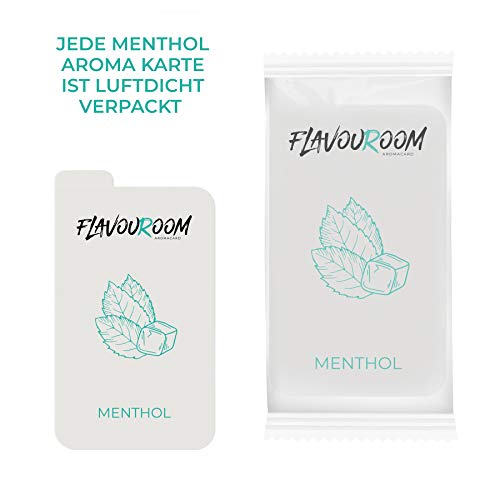 Flavouroom - Premium 25er Set | Menthol Karte für unvergesslichen Flavour Geschmack | Aromakarte | inkl. Schachtel zur… – Bild 7