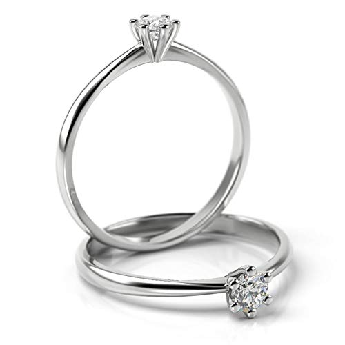 Preisvergleich Produktbild Damenring Gold mit Diamant PZ-21-585W