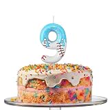 Conelist Ice Cream Drip Baseball Birthday Candle Number 9, Baseball Ice Cream Drip Birthday Cake Topper Candle Number 9 for Cake Sport Teams Theme Anniversary Celebration Party Decoration Favor Supply