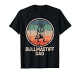 Retro Dog Gift for Bullmastiff Dad