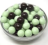YANKEETRADERS Dark Chocolate Mint Cookie Crisp Balls, 1 lb Gift Bag, Holiday Treat