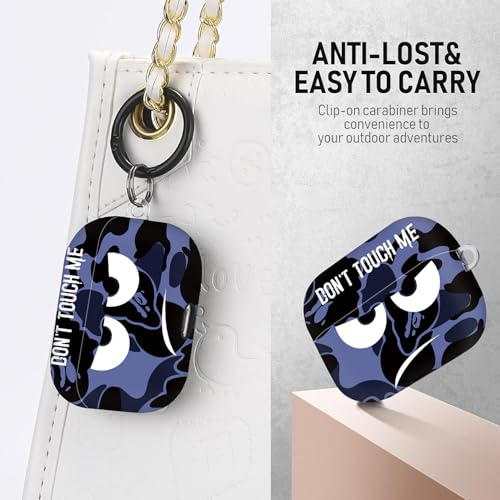 Image of Compatible with Airpods Pro 3 Case(2025),Don't Touch Me for Airpods Pro 3rd Generation Cases Cover with Lanyard Soft Silicone Cute Shockproof Cover for Women Men