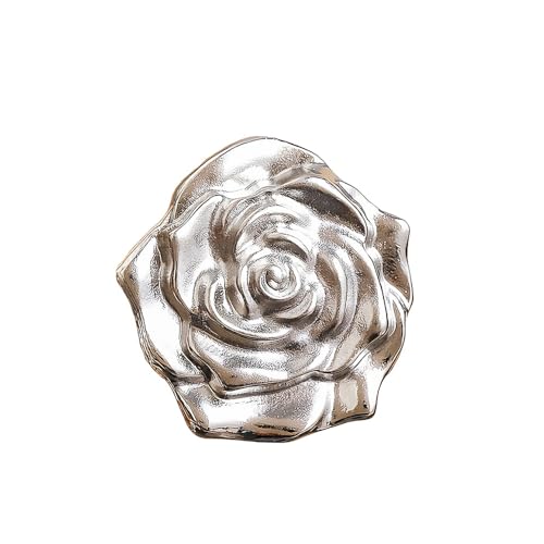 Image of Gold Flower Brooches for Women Enamel Rose Lapel Pins for Men Suit Backpacks Blazer Dress Jacket Badge Wedding Party Accessories Gift
