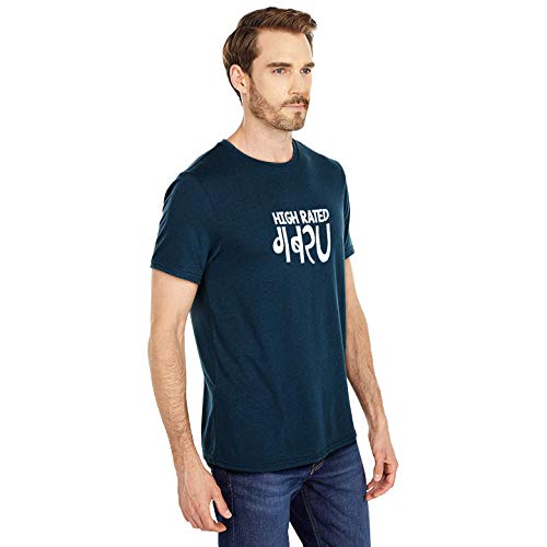 Image of T-Shirt for Men HIGH Rated GABRU Hindi Funny Typography tees