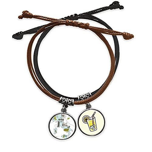 Bracelet italie en cuir et corde pour vos escapades urbaines historiques