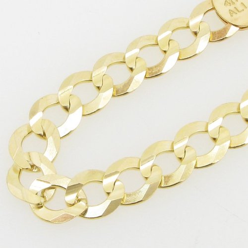 Icedtime Mens 10K Yellow Gold Figaro Cuban Mariner Link Bracelet 8.5 Inch Long And 7Mm Wide #TOP1