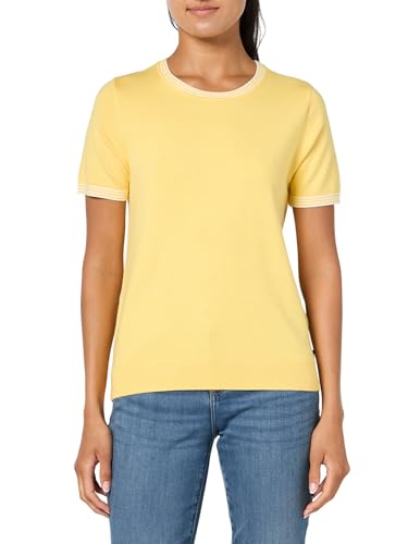 Image of Nautica Women's Crew Neck Solid Short Sleeve Sweater