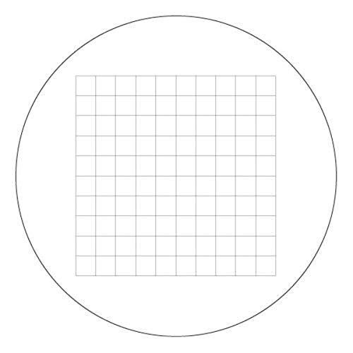 Réticule de grille VEE GEE Scientific 1200-RGM10110Z pour modèles 1270 100 carrés