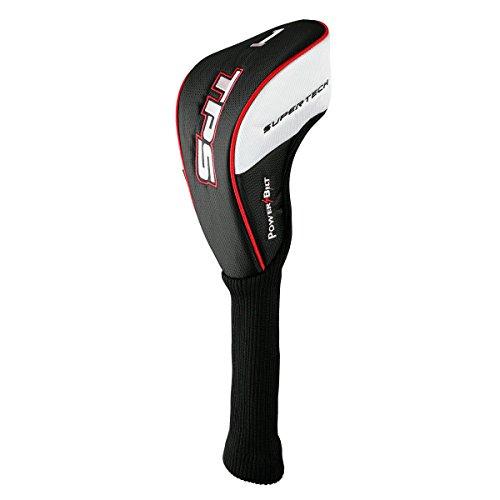 Powerbilt Golf Tps Supertech Driver, Men’s Right Hand 10.5 Degree, Black/Red Includes Head Cover #TOP3